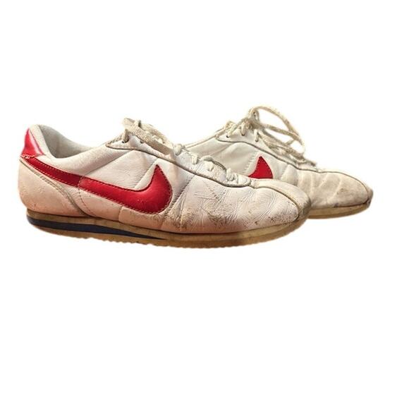 Vintage Nike Cortez sneakers 93-94 Forrest Gump white red and blue mens 10.5 VTG - Picture 5 of 14